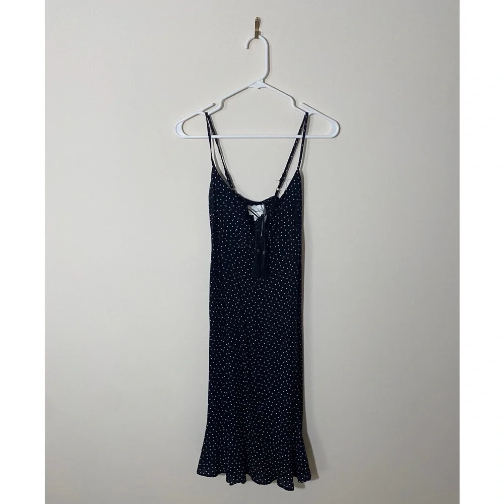 Sugar & Cream Black & White Polka Dot Dress M - Picture 1 of 5